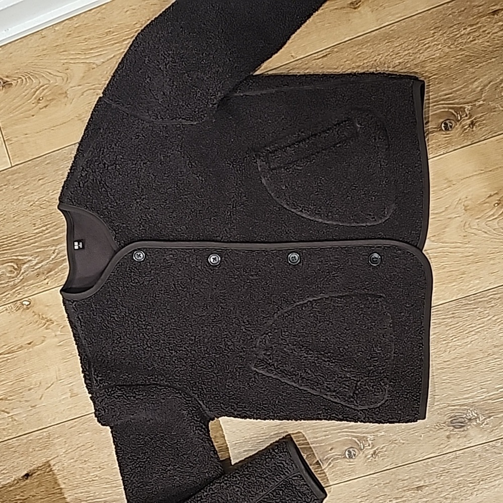 Uniqlo Khaki Fleece Jacket